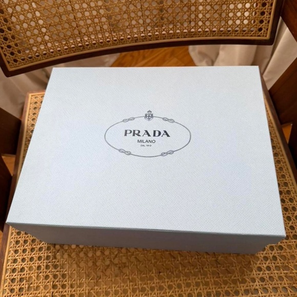 Prada Chocolate Brushed Black Leather Loafers - Picture 2 of 8